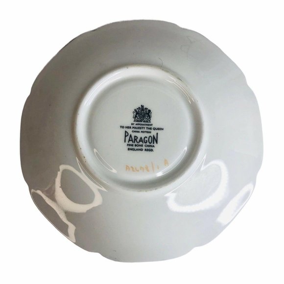 Paragon Tea Cup & Saucer Bone China Cabbage Rose - Picture 10 of 10